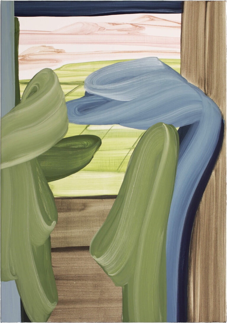 Chaman, 2011, egg tempera on canvas, 100 x 70 cm