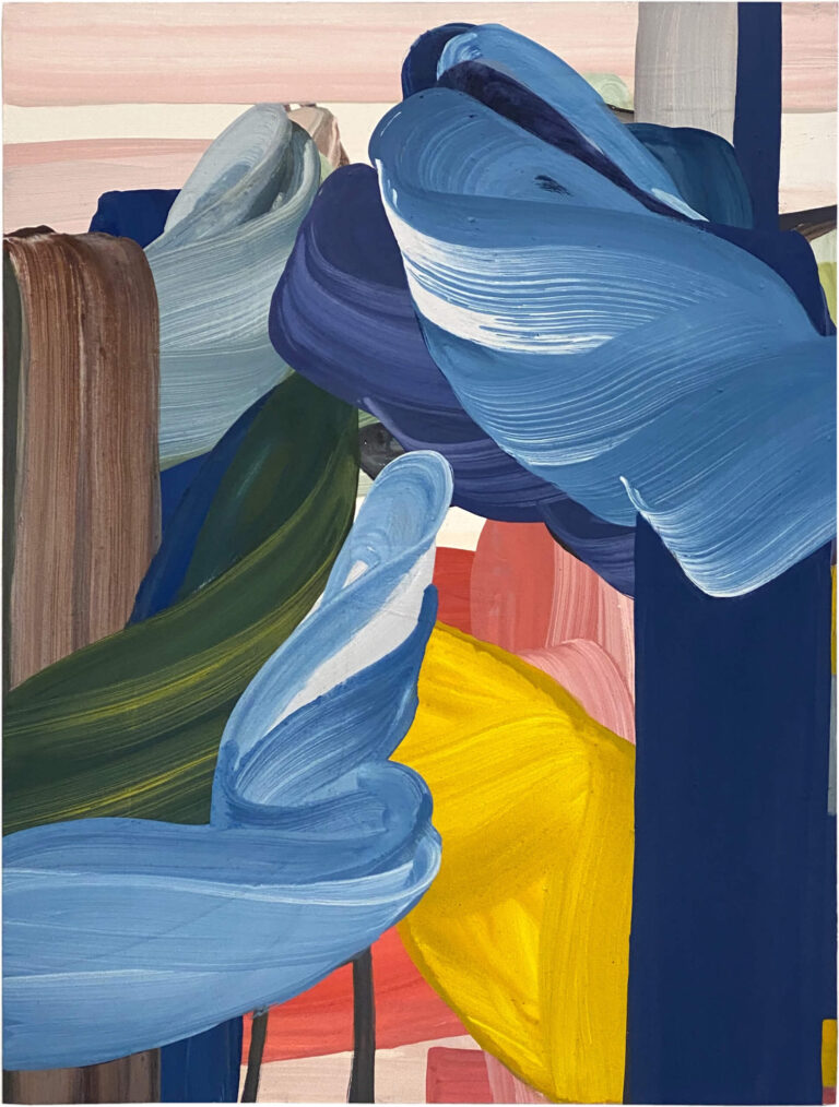 Golden Yellow, 2023, egg tempera on wood, 80 x 60 cm