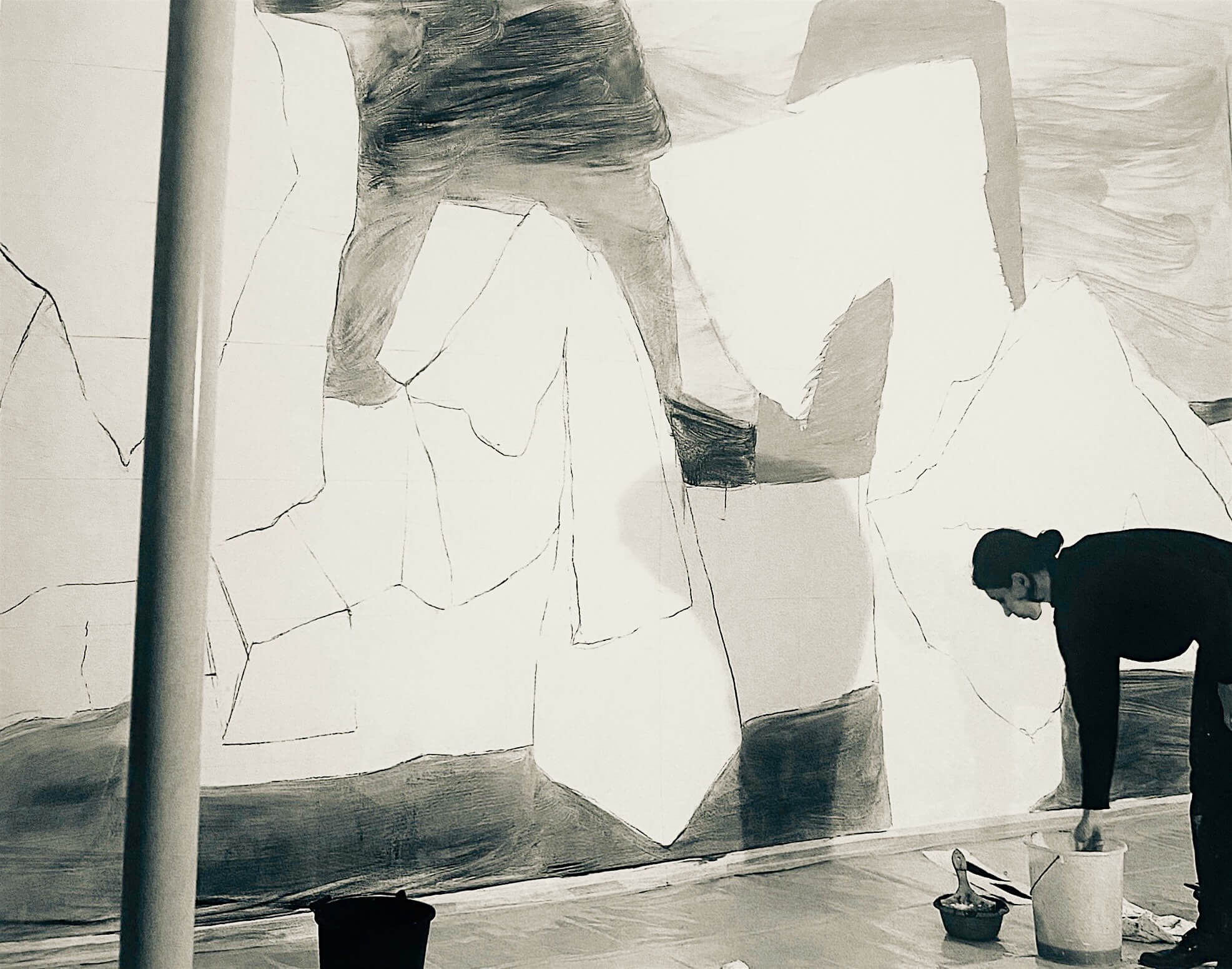 "Was einem bleibt", 2000, Wetterau Museum, Kunstverein Friedberg, 290 x 860 cm