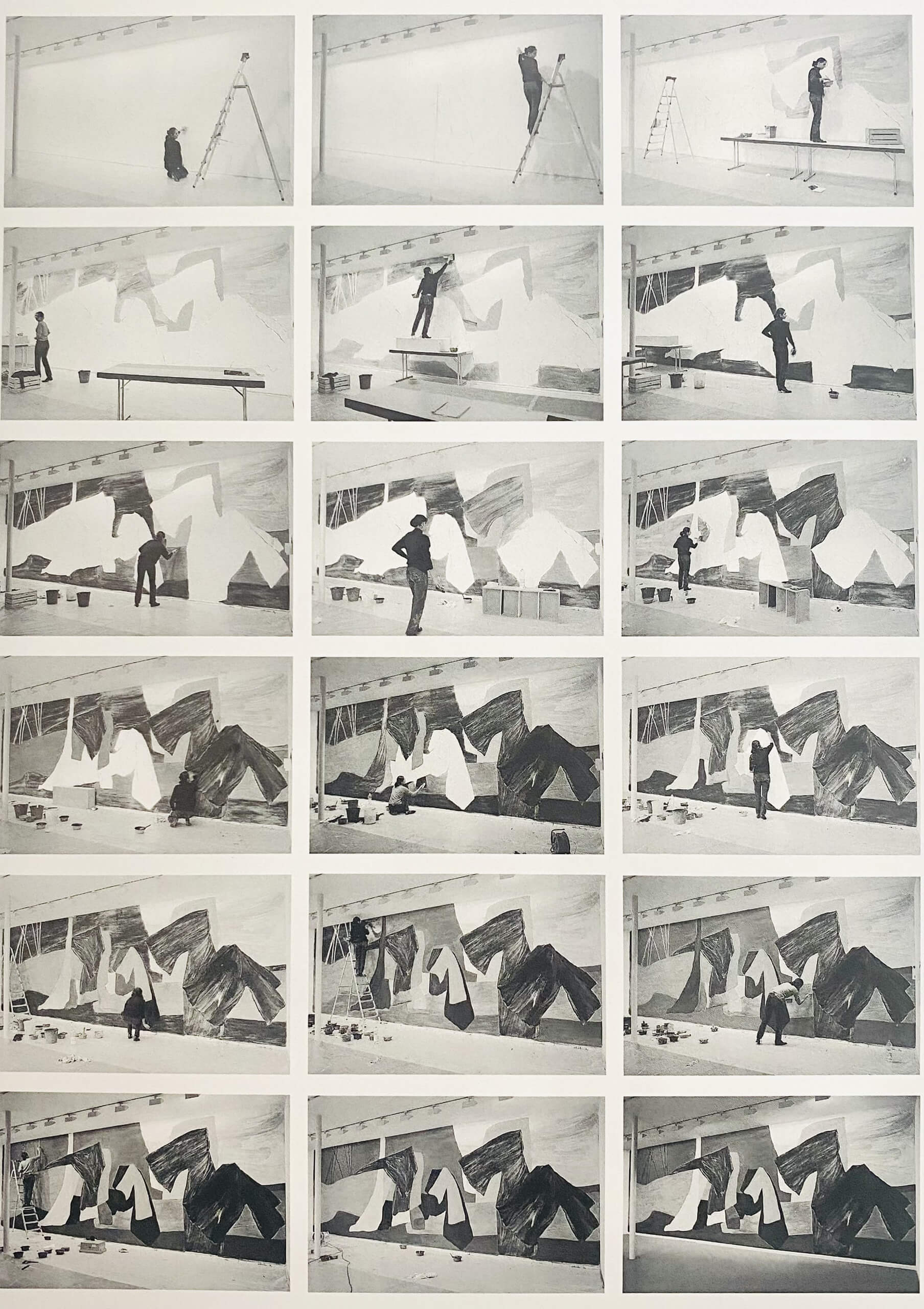 Mural, 2000, Wetterau Museum, Kunstverein Friedberg, 290 x 860 cm