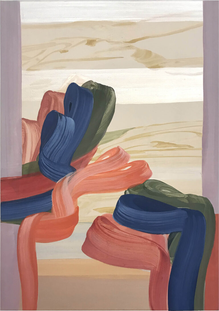 Silverlight, 2019, egg tempera on canvas, 100 x 70 cm